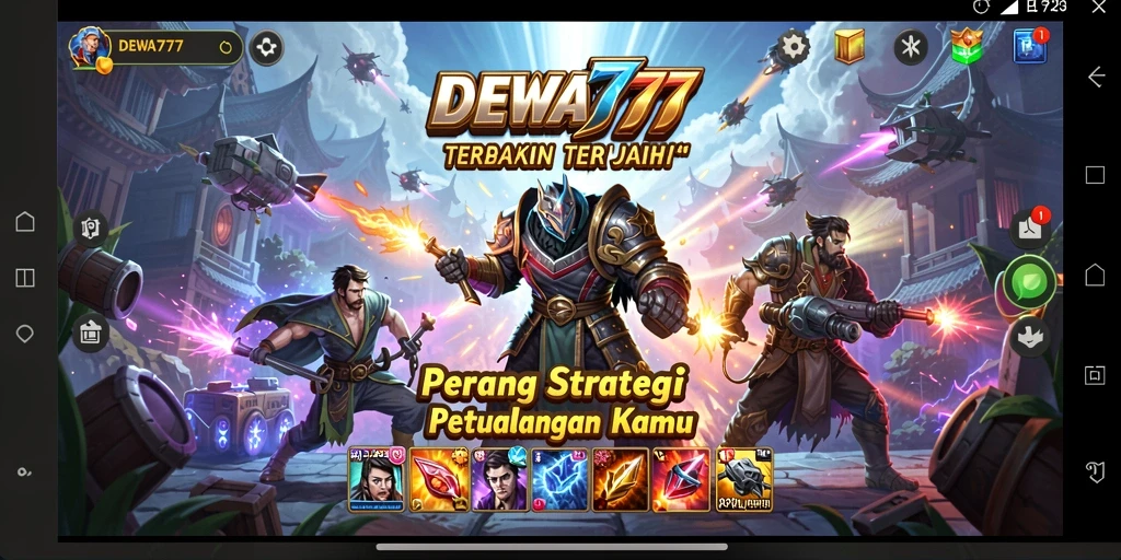 Gameplay seru DEWA777 dengan strategi mendalam dan pertempuran epik.