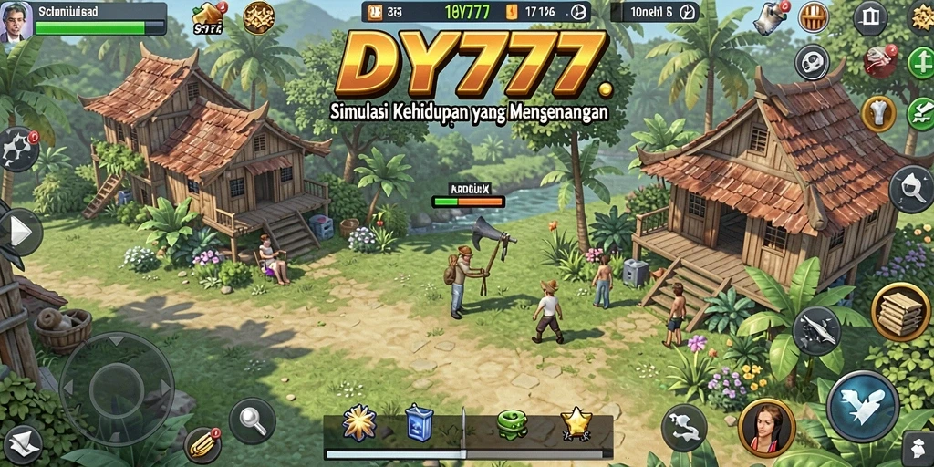 Gameplay menarik dalam DY777 yang menunjukkan simulasi kehidupan dengan grafis memukau.