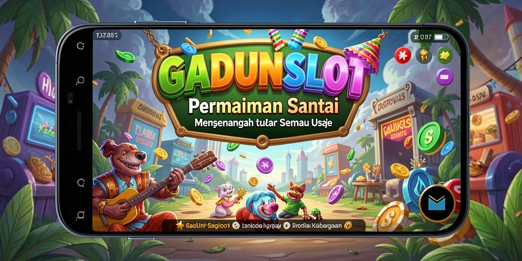 Tangkapan layar gameplay <strong>GADUNSLOT</strong> menunjukkan keseruan bermain slot dengan fitur menarik.