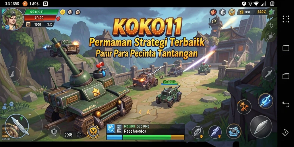 Tampilan menarik saat beraksi dalam gameplay KOKO11 yang menantang.
