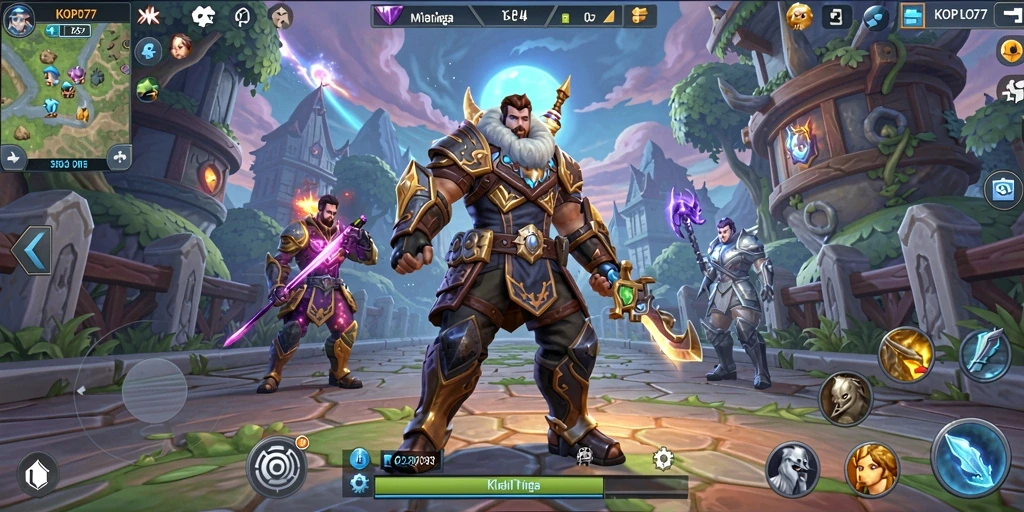 Tangkapan layar dari gameplay KOPLO77 yang menampilkan petualangan seru dalam MMORPG.