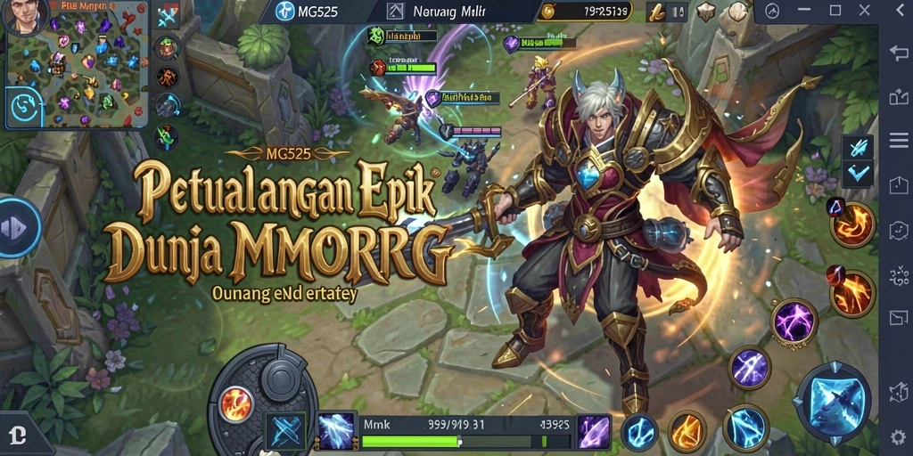 Tampilan menarik dari gameplay MG525 yang menampilkan pertarungan epik.