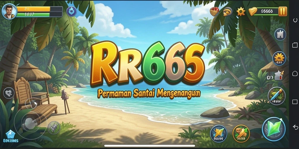 Tangkapan layar RR666 menampilkan momen seru saat bermain game Casual.