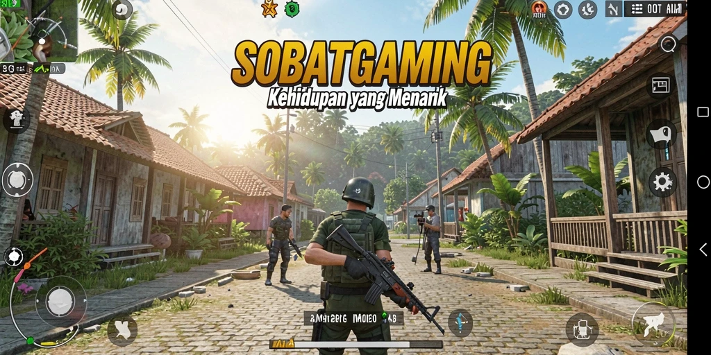 Tampilan gameplay menarik dalam SOBATGAMING yang menunjukkan interaksi karakter.