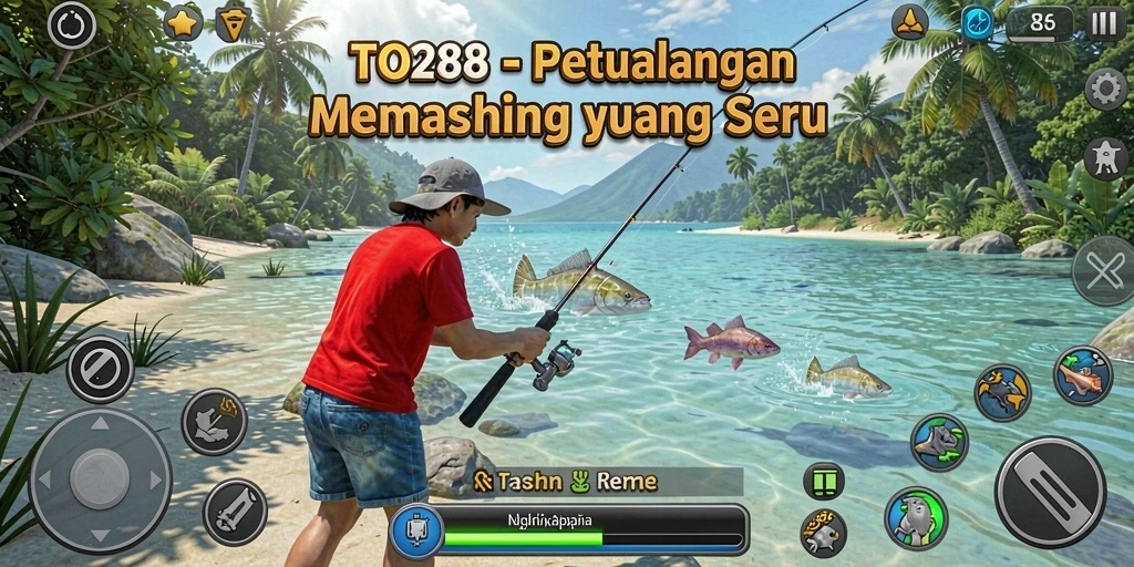 Tampilan menarik dari gameplay memancing TO288 yang menggoda.