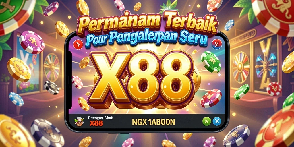 Tampilan gameplay seru dan mendebarkan dari Slot X88.